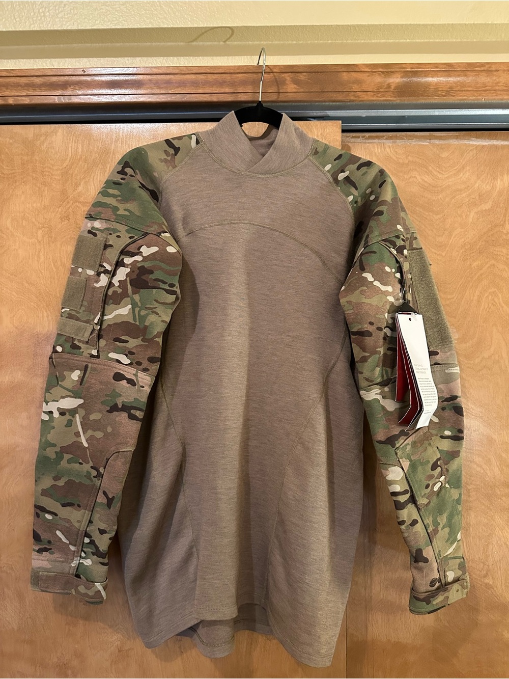 Massif Tactical MultiCam Combat Shirt with Coyote Body